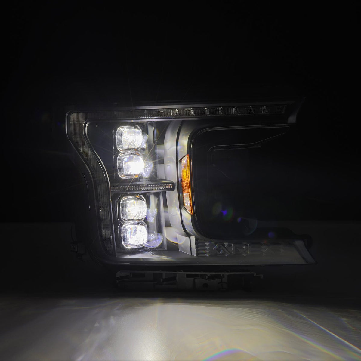 18-20 Ford F150 (MK II 14th Gen Style) NOVA-Series LED Projector Headlights Black - view 9
