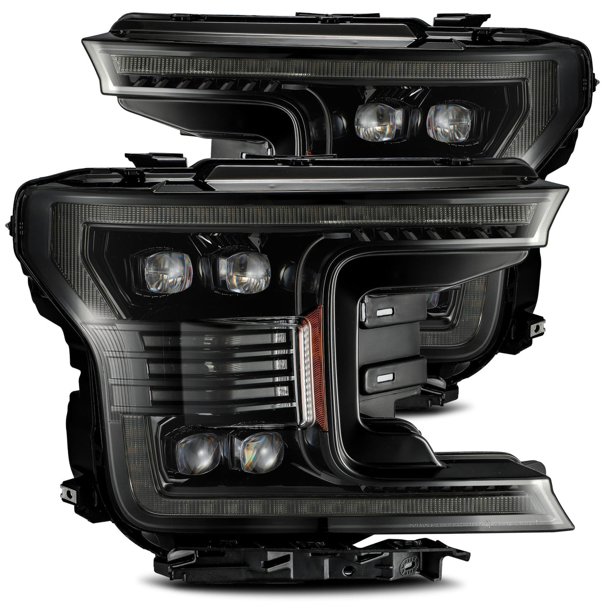 18-20 Ford F150 NOVA-Series LED Projector Headlights Alpha-Black - view 1