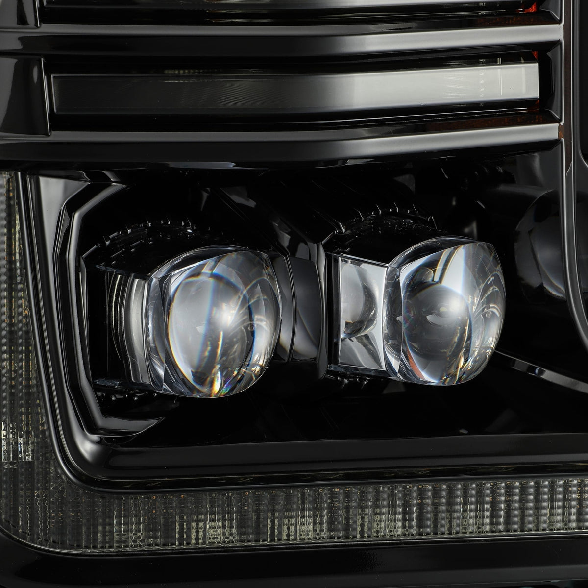 18-20 Ford F150 NOVA-Series LED Projector Headlights Alpha-Black - view 2