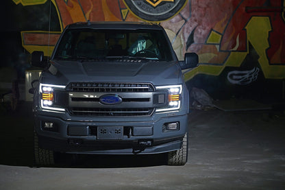 18-20 Ford F150 NOVA-Series LED Projector Headlights Alpha-Black - view 17
