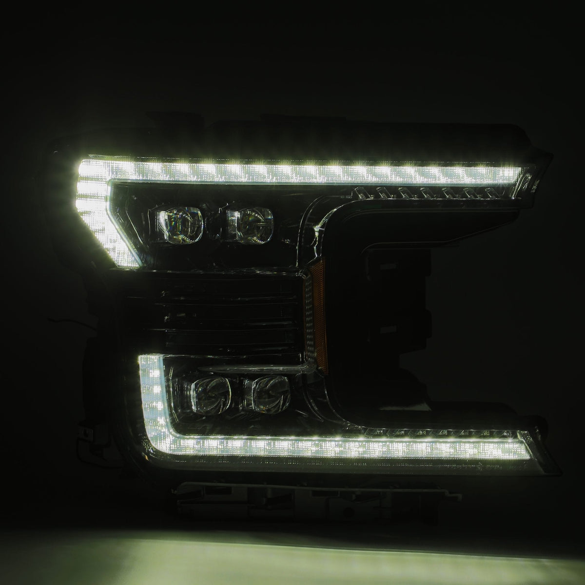 18-20 Ford F150 NOVA-Series LED Projector Headlights Alpha-Black - view 4