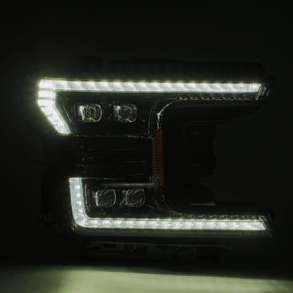 18-20 Ford F150 NOVA-Series LED Projector Headlights Alpha-Black - view 4