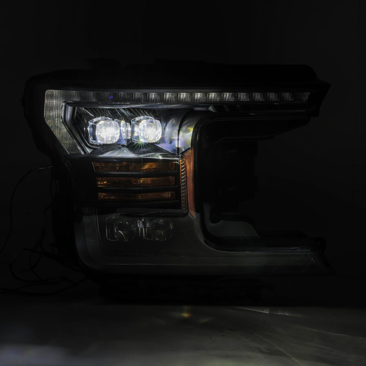 18-20 Ford F150 NOVA-Series LED Projector Headlights Black - view 10