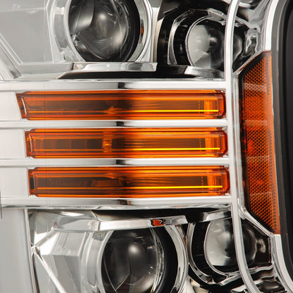 18-20 Ford F150 PRO-Series Halogen Projector Headlights Chrome - view 13