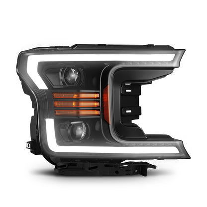 18-20 Ford F150 PRO-Series Halogen Projector Headlights Jet Black - view 6