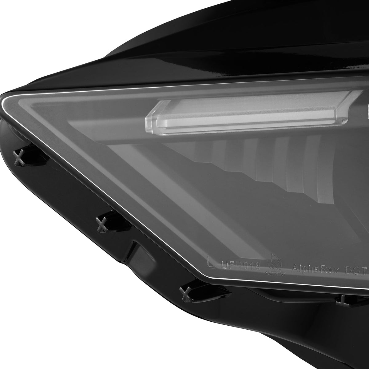 18-23 Ford Mustang MK II NOVA-Series LED Projector Headlights Black - view 12