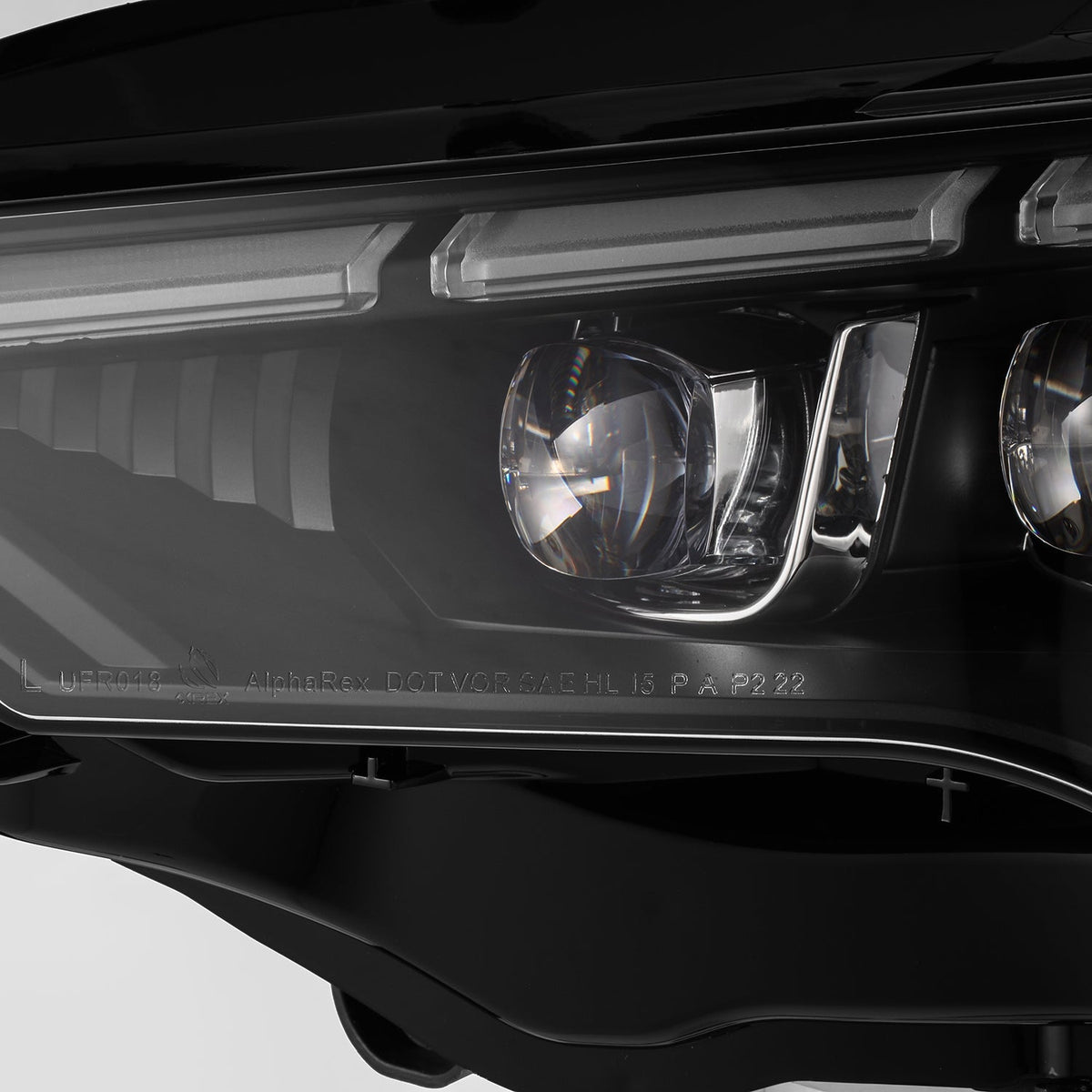 18-23 Ford Mustang MK II NOVA-Series LED Projector Headlights Black - view 9