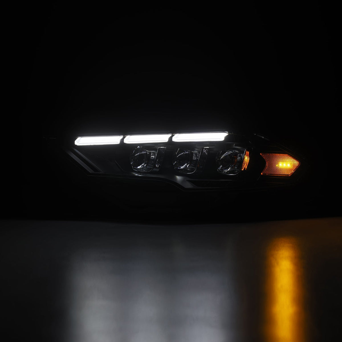 18-23 Ford Mustang MK II NOVA-Series LED Projector Headlights Black - view 7