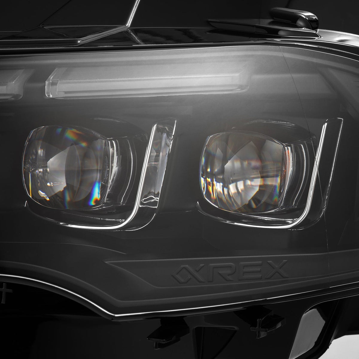 18-23 Ford Mustang MK II NOVA-Series LED Projector Headlights Black - view 10