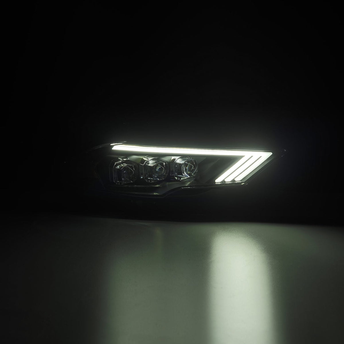 18-23 Ford Mustang NOVA-Series LED Projector Headlights Black - view 11