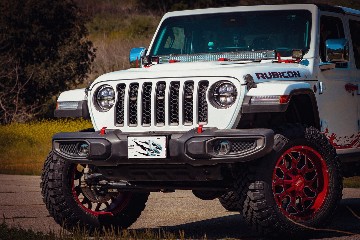 18-26 Jeep Wrangler JL/Gladiator JT NOVA-Series LED Projector Headlights Alpha-black - view 4