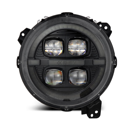 18-26 Jeep Wrangler JL/Gladiator JT NOVA-Series LED Projector Headlights Alpha-black - view 11
