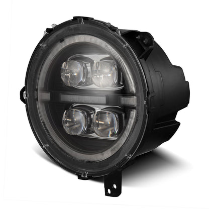 18-26 Jeep Wrangler JL/Gladiator JT NOVA-Series LED Projector Headlights Black - view 12