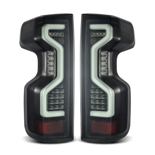 19-25 Chevrolet Silverado 1500 / 20-25 Silverado 2500HD/3500HD PRO-Series LED Tail Lights Jet Black - view 1
