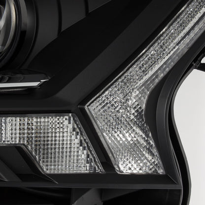 19-23 Ford Ranger LUXX-Series LED Projector Headlights Black - view 4