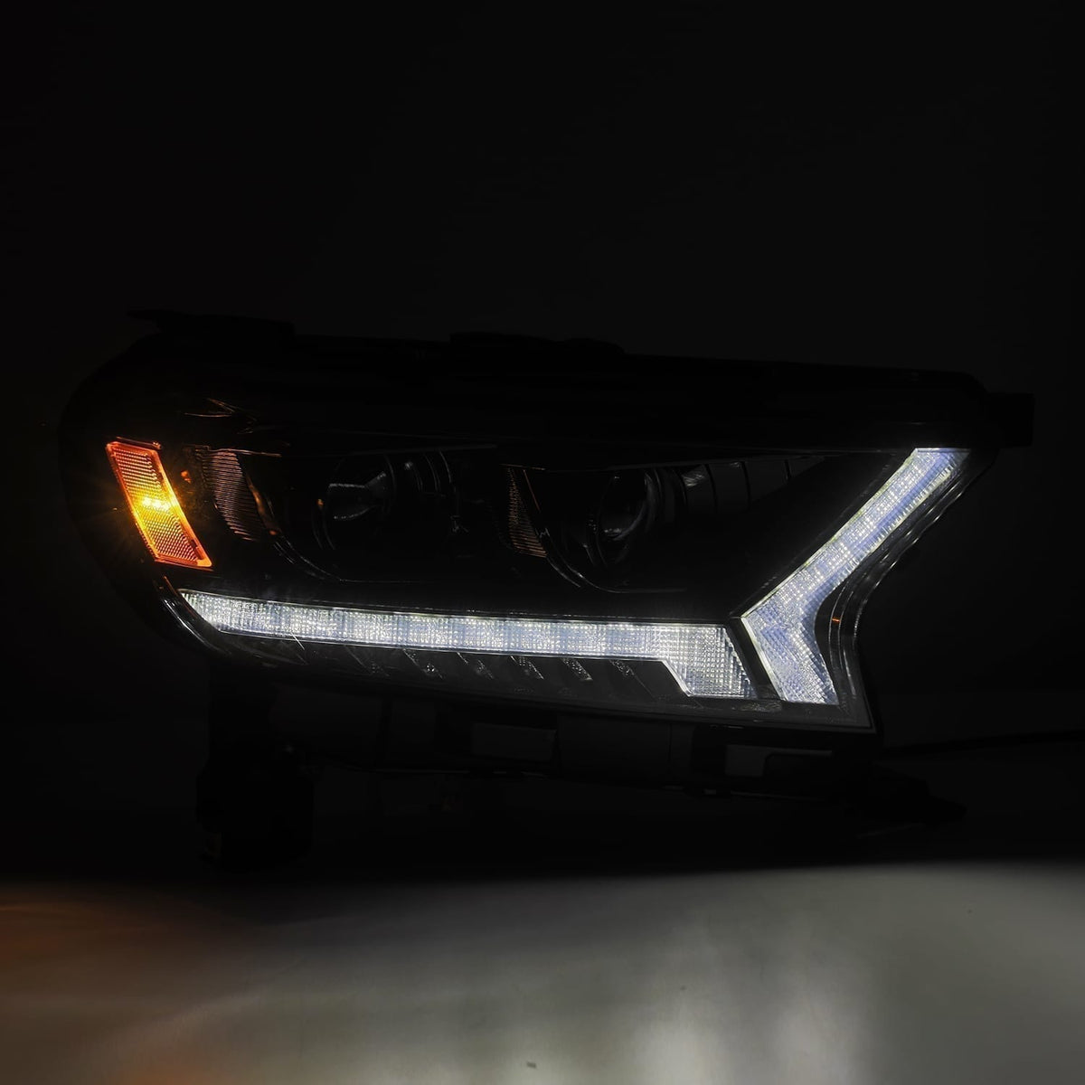 19-23 Ford Ranger LUXX-Series LED Projector Headlights Black - view 5
