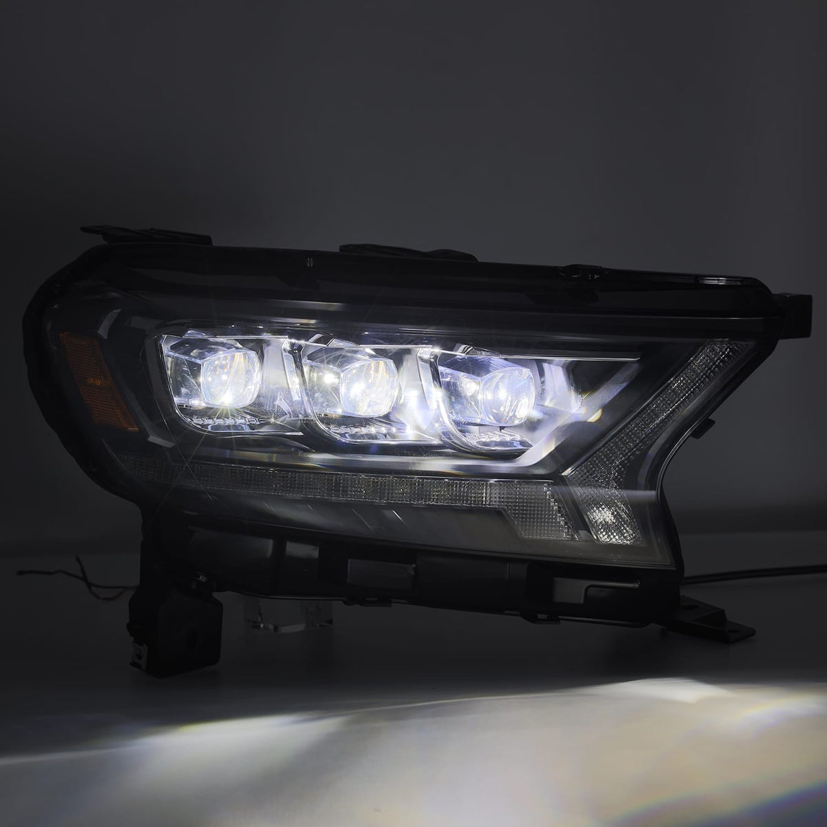 19-23 Ford Ranger NOVA-Series LED Projector Headlights Alpha-Black - view 6