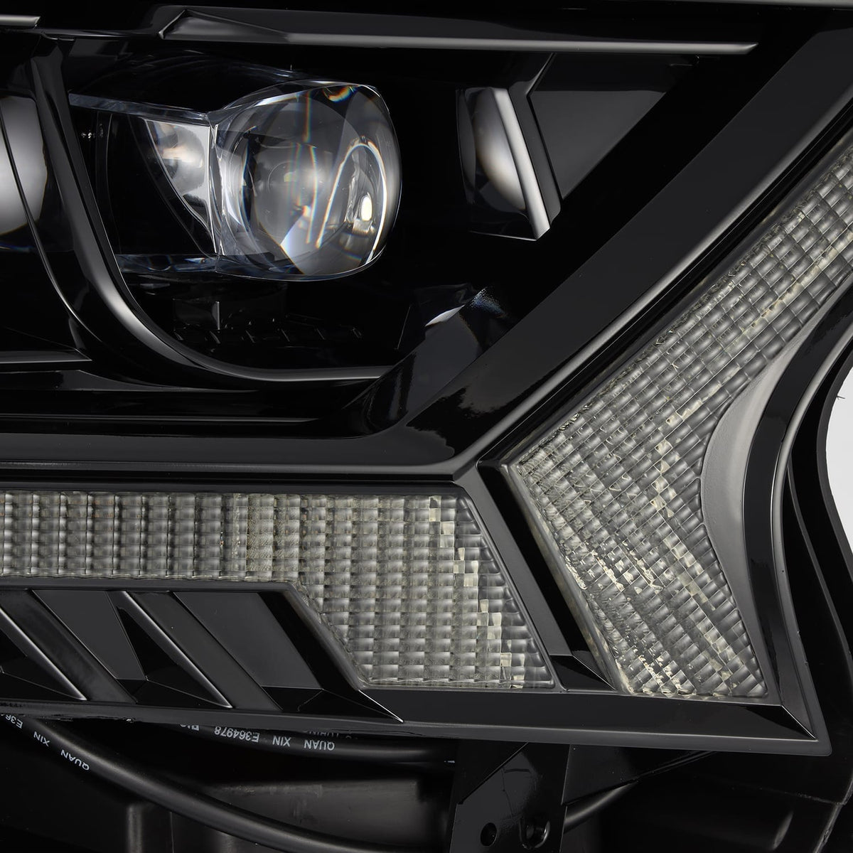 19-23 Ford Ranger NOVA-Series LED Projector Headlights Alpha-Black - view 4
