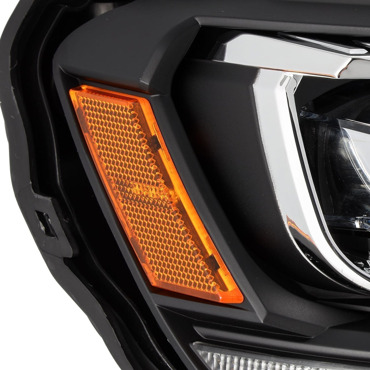 19-23 Ford Ranger NOVA-Series LED Projector Headlights Black - view 3
