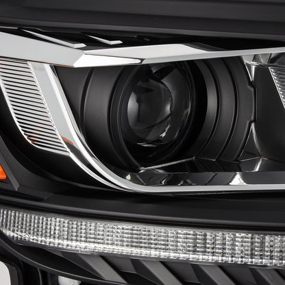 19-23 Ford Ranger PRO-Series Halogen Projector Headlights Black - view 2