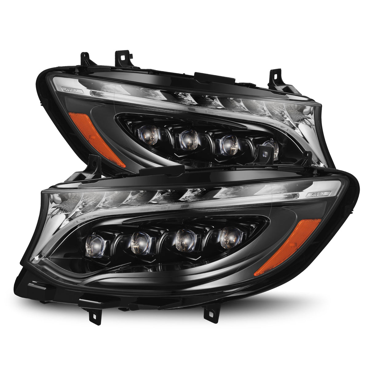 19-26 Mercedes-Benz Sprinter NOVA-Series LED Projector Headlights Alpha-Black - view 1