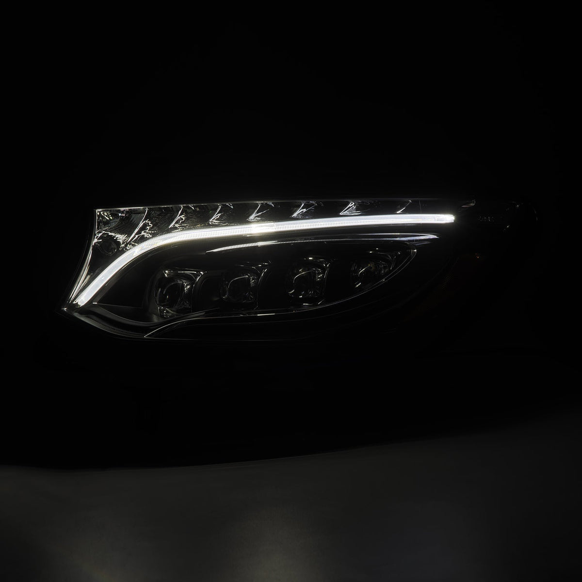19-26 Mercedes-Benz Sprinter NOVA-Series LED Projector Headlights Black - view 6