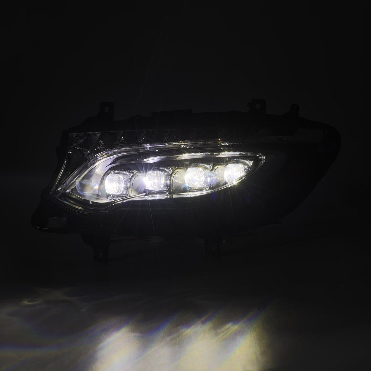 19-26 Mercedes-Benz Sprinter NOVA-Series LED Projector Headlights Black - view 5