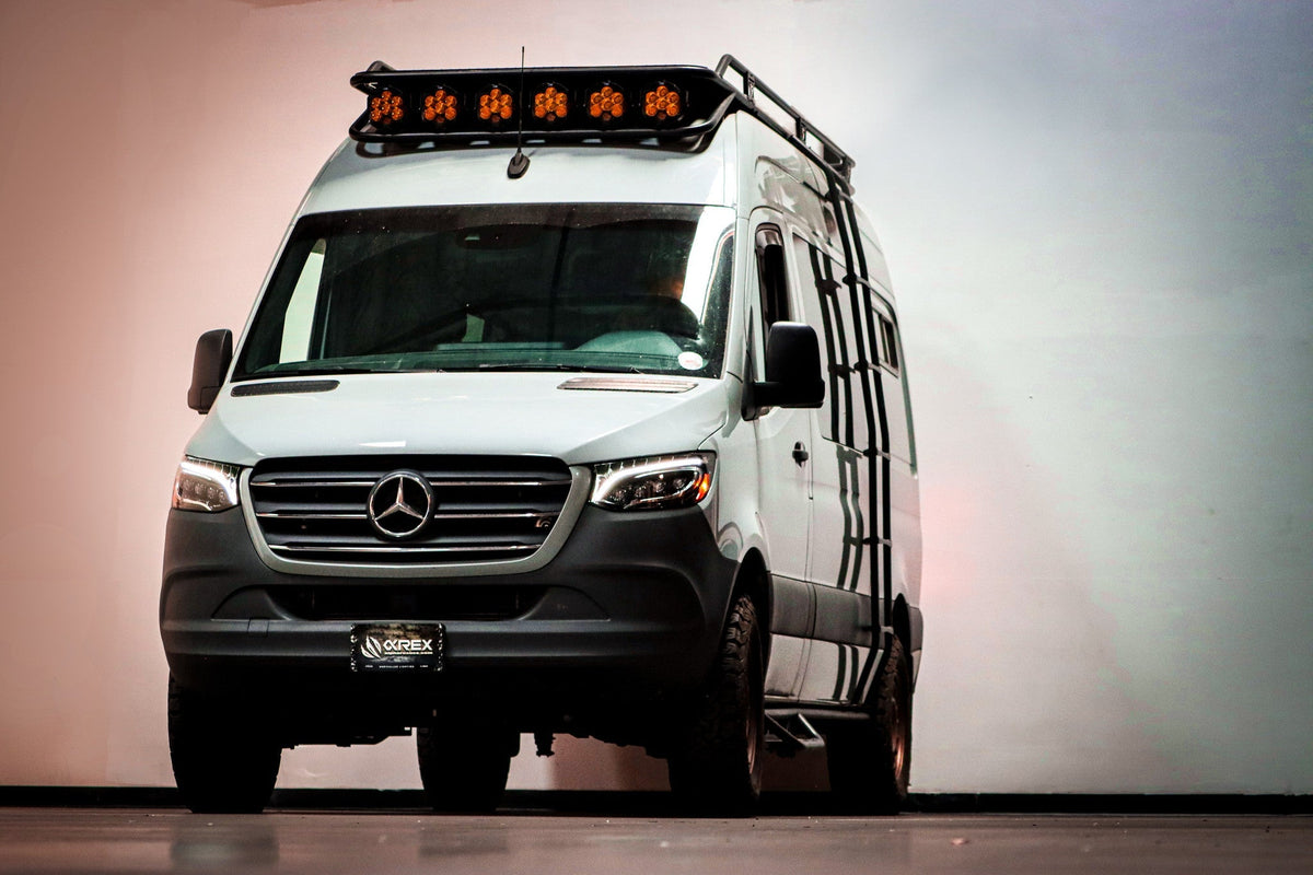 19-26 Mercedes-Benz Sprinter NOVA-Series LED Projector Headlights Black - view 2
