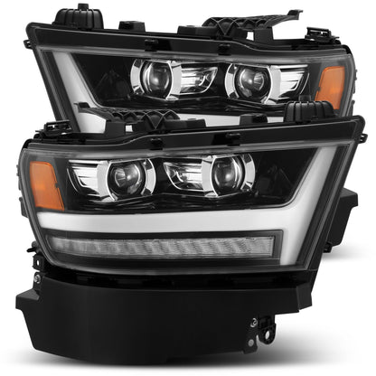 19-24 Ram 1500 LUXX-Series LED Projector Headlights Jet Black - view 1