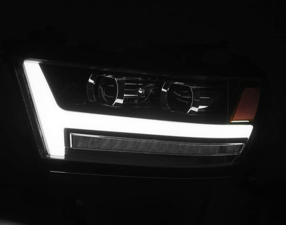 19-24 Ram 1500 LUXX-Series LED Projector Headlights Jet Black - view 4