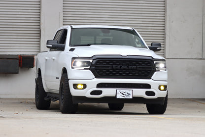 19-24 Ram 1500 (MK II 2500 Style) LUXX-Series LED Projector Headlights Alpha-Black - view 2