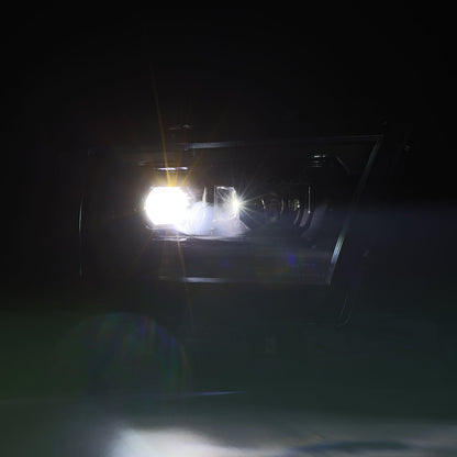 19-24 Ram 1500 (MK II 2500 Style) LUXX-Series LED Projector Headlights Alpha-Black - view 9