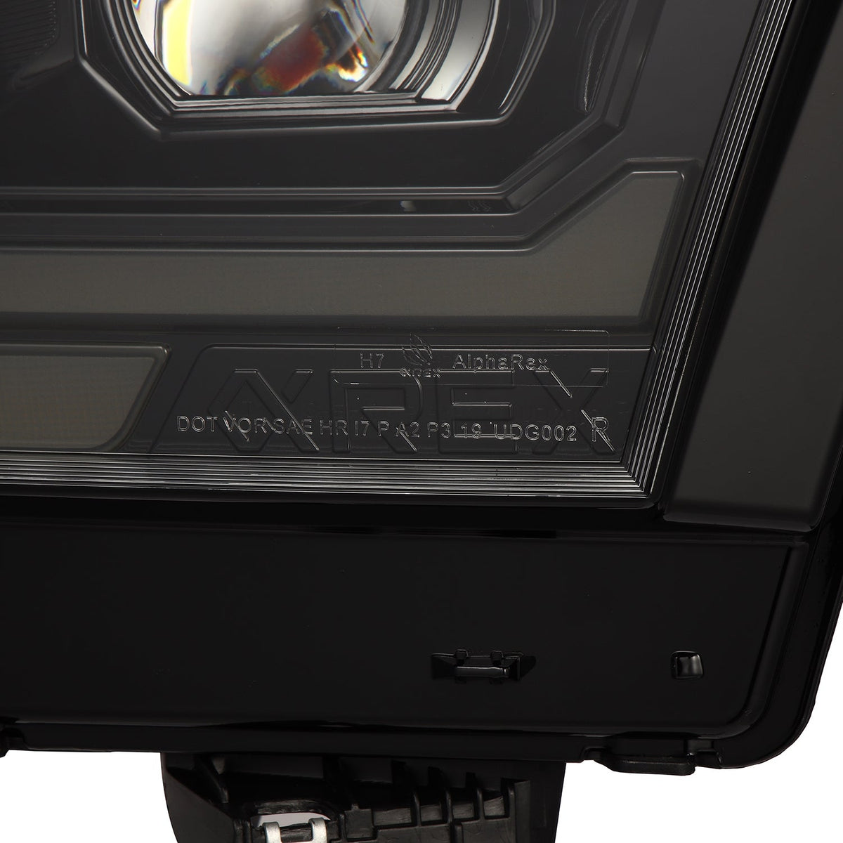 19-24 Ram 1500 (MK II 2500 Style) LUXX-Series LED Projector Headlights Alpha-Black - view 16
