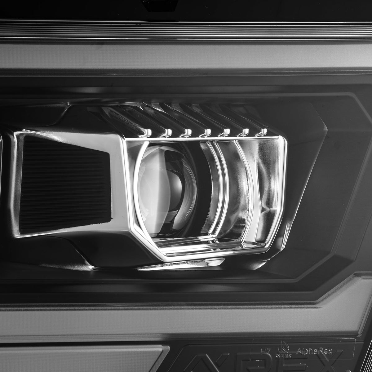 19-24 Ram 1500 (MK II 2500 Style) LUXX-Series LED Projector Headlights Black - view 12