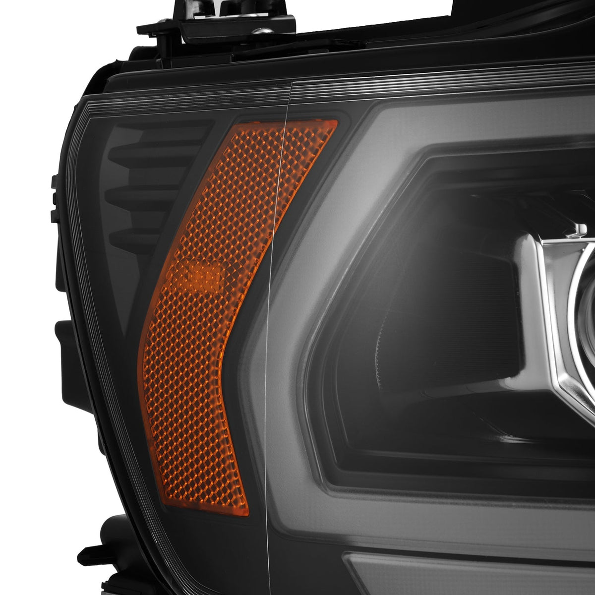 19-24 Ram 1500 (MK II 2500 Style) LUXX-Series LED Projector Headlights Black - view 10