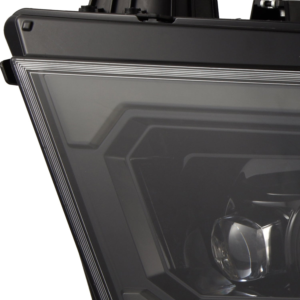 19-24 Ram 1500 (MK II 2500 Style) NOVA-Series LED Projector Headlights Alpha-Black - view 14