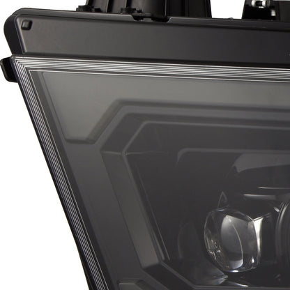 19-24 Ram 1500 (MK II 2500 Style) NOVA-Series LED Projector Headlights Alpha-Black - view 14