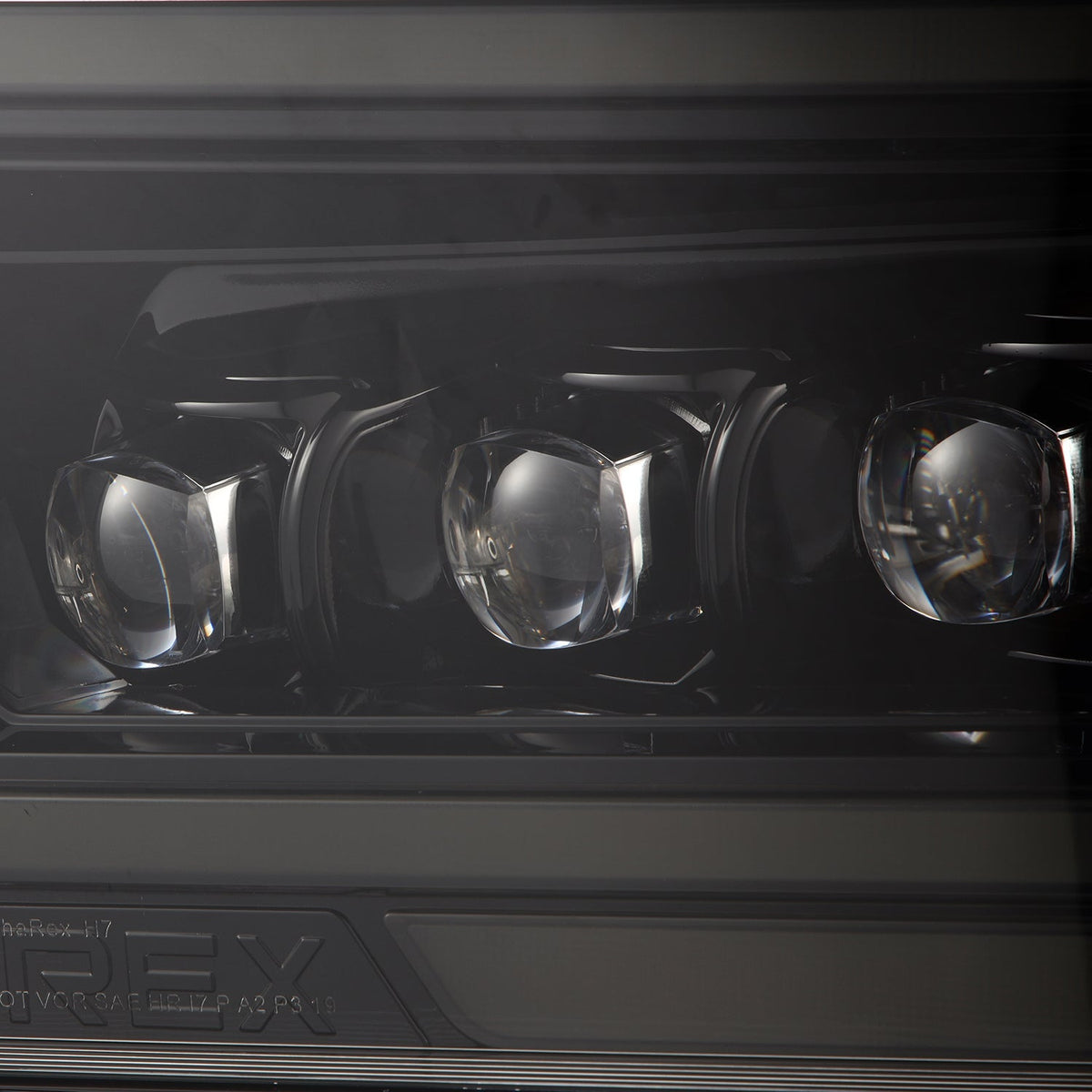 19-24 Ram 1500 (MK II 2500 Style) NOVA-Series LED Projector Headlights Alpha-Black - view 12