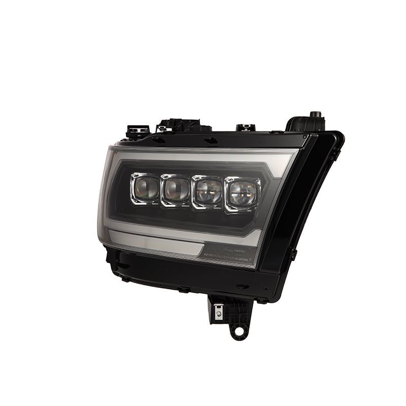 19-24 Ram 1500 (MK II 2500 Style) NOVA-Series LED Projector Headlights Black - view 14