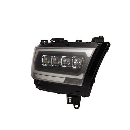 19-24 Ram 1500 (MK II 2500 Style) NOVA-Series LED Projector Headlights Black - view 14