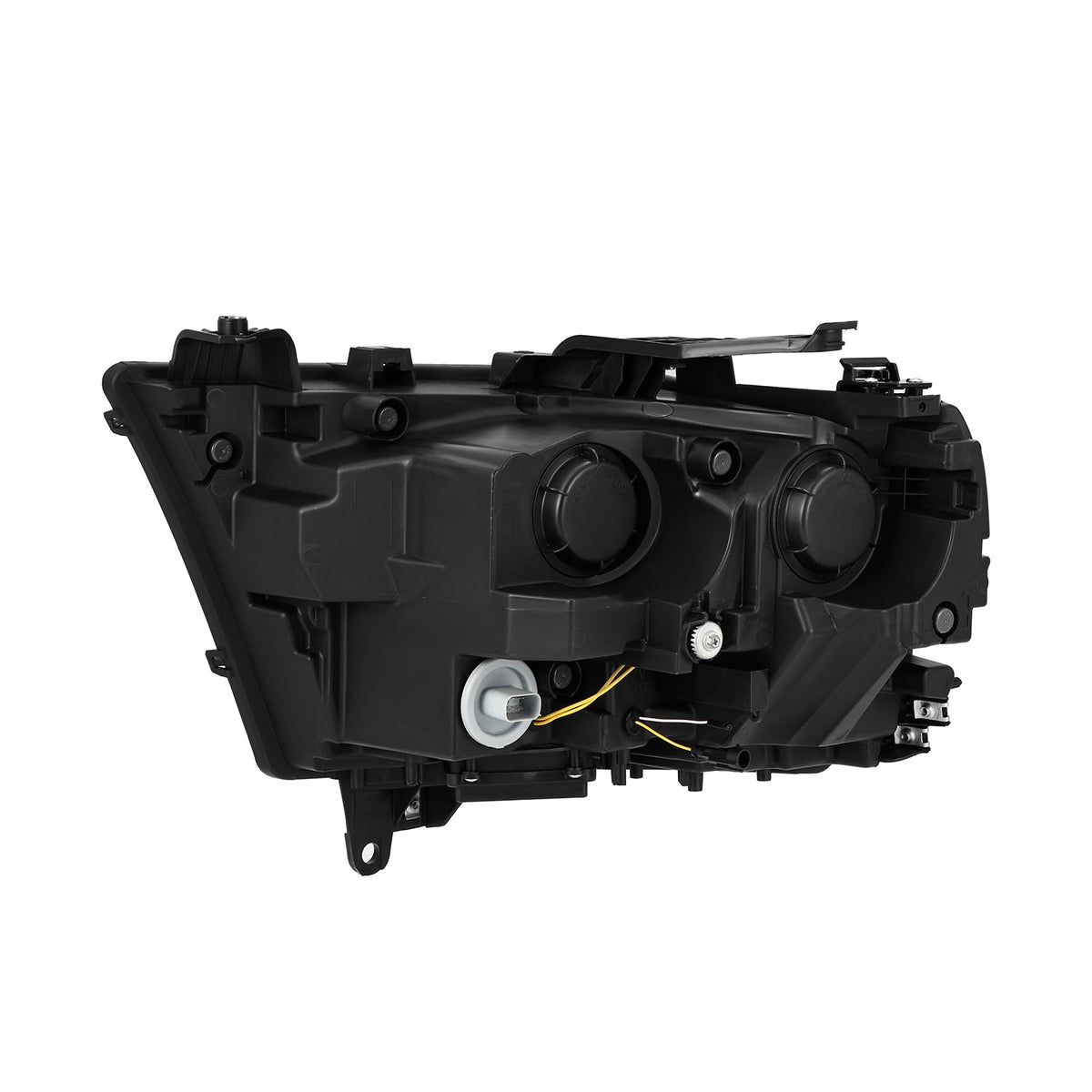 19-24 Ram 1500 (MK II 2500 Style) PRO-Series Halogen Projector Headlights Alpha-Black - view 13