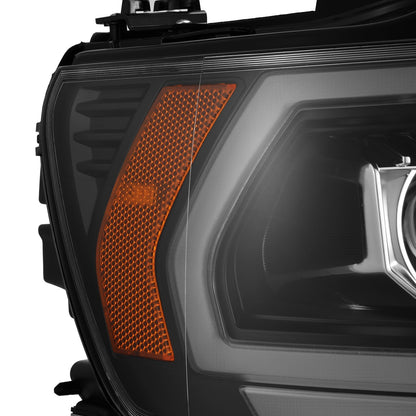 19-24 Ram 1500 (MK II 2500 Style) PRO-Series Halogen Projector Headlights Black - view 7