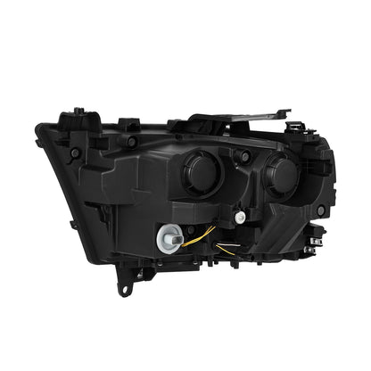 19-24 Ram 1500 (MK II 2500 Style) PRO-Series Halogen Projector Headlights Black - view 11