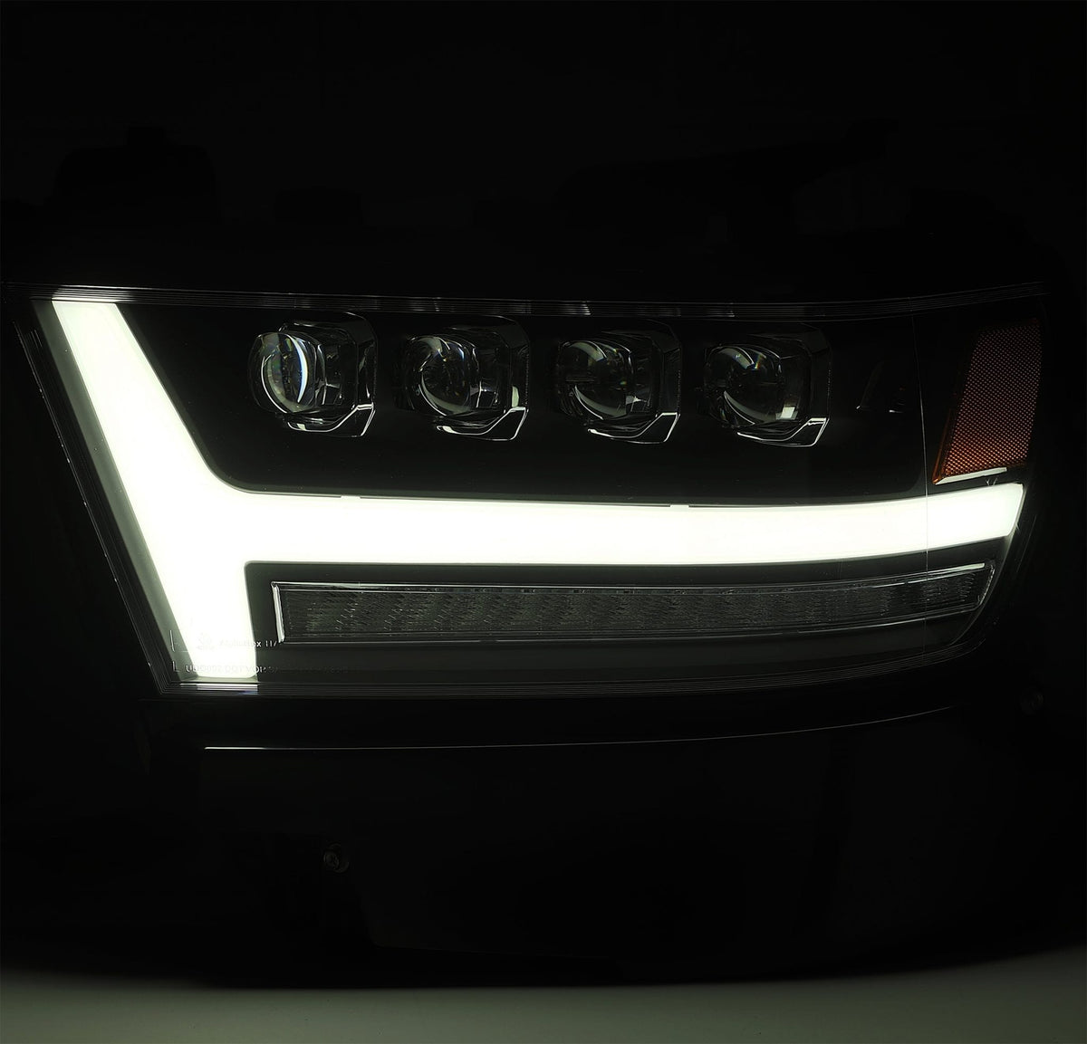 19-24 Ram 1500 NOVA-Series LED Projector Headlights Black - view 3