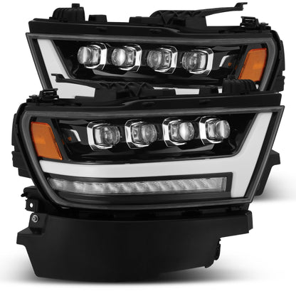 19-24 Ram 1500 NOVA-Series LED Projector Headlights Jet Black - view 1