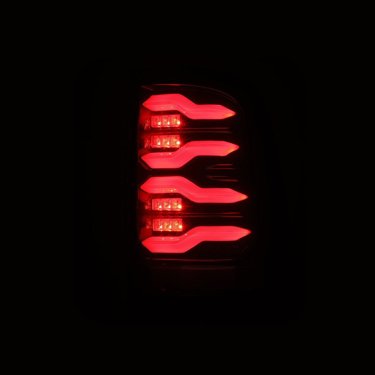 19-24 Ram 2500/3500 LUXX-Series LED Tail Lights Black-Red - view 4
