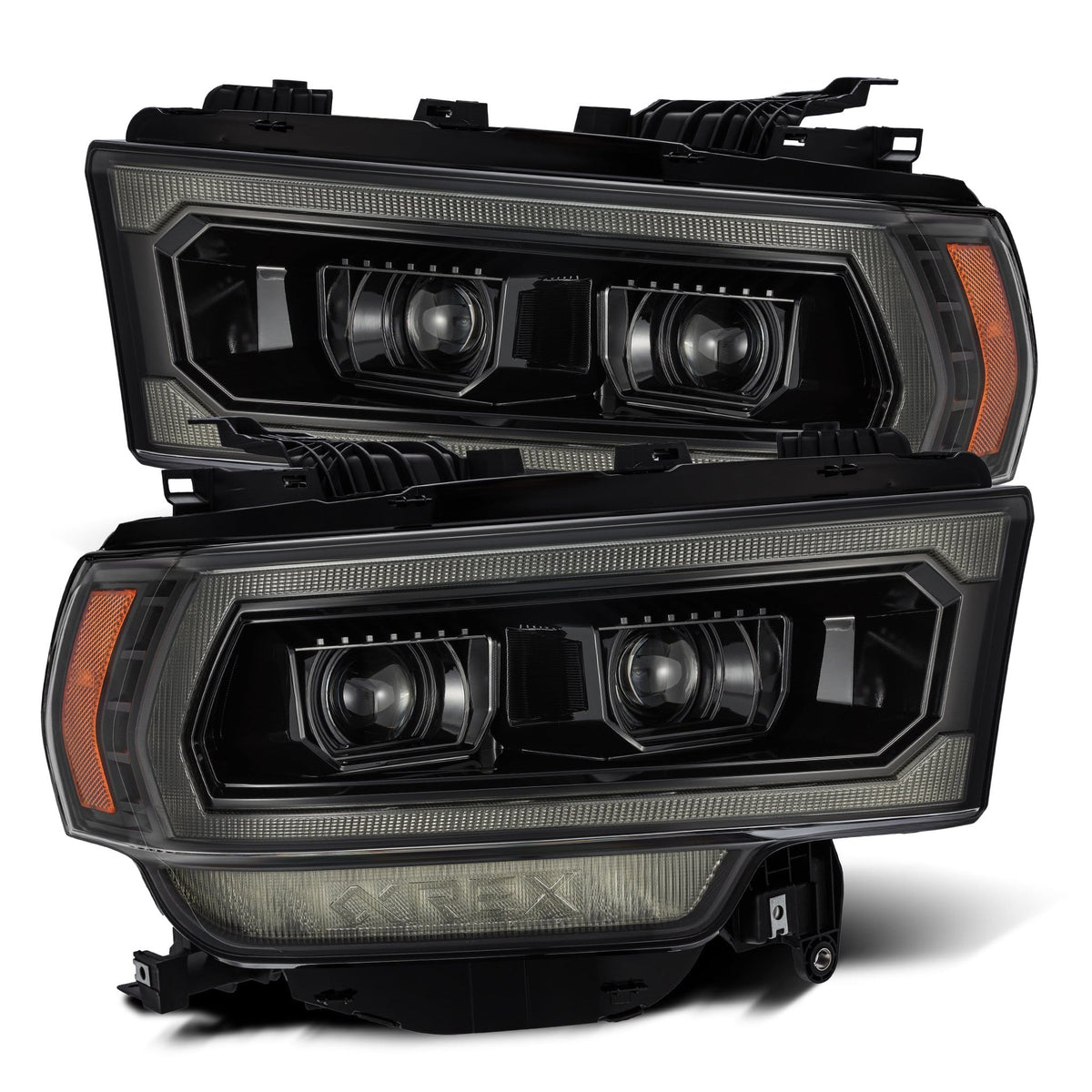 19-24 Ram 2500/3500/4500/5500 LUXX-Series LED Projector Headlights Alpha-Black - view 1