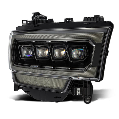 19-24 Ram 2500/3500/4500/5500 NOVA-Series LED Projector Headlights Alpha-Black - view 9