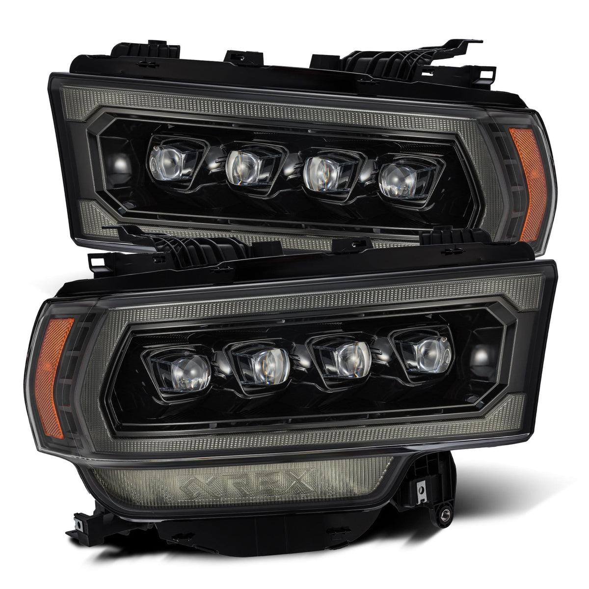 19-24 Ram 2500/3500/4500/5500 NOVA-Series LED Projector Headlights Alpha-Black - view 1
