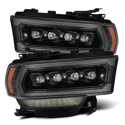 19-24 Ram 2500/3500/4500/5500 NOVA-Series LED Projector Headlights Alpha-Black - view 1